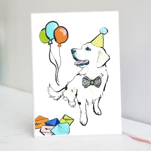 Golden retriever birthday - golden,
