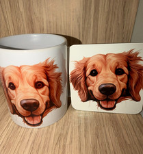 27 Dog types Dog mug, coaster