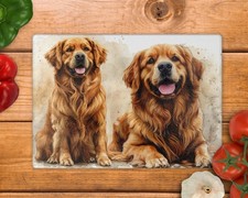 Golden Retriever Glass