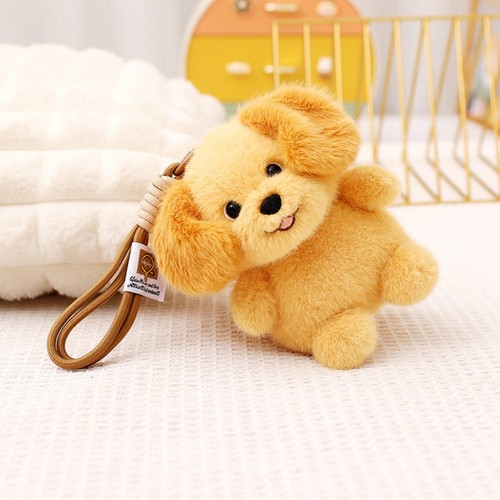 Dog stuffed keychain ornament - dog,