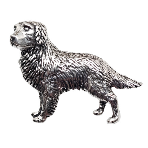 Golden retriever pin badge - pin,