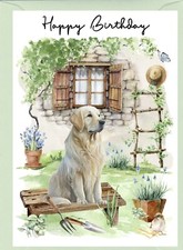 Golden Retriever Dog (4"x 6")