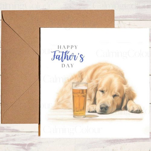 Golden retriever father - retriever, father’s