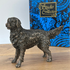 Bronze Retriever Dog figurine