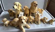 11 GOLDEN RETRIEVER ORNAMENTS