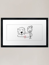 Cute Golden Retriever Art -